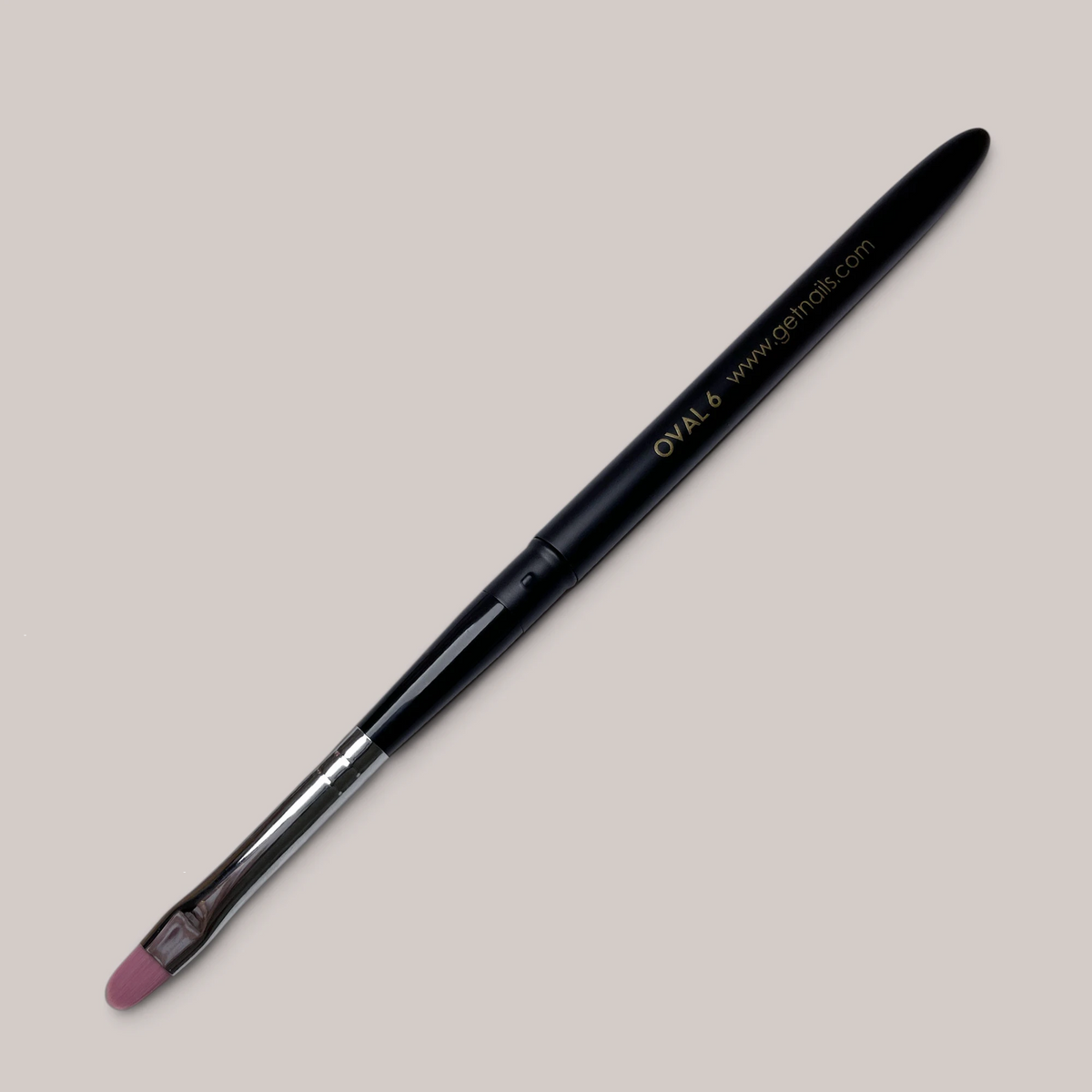 Titanium Gel Brush Oval 6 Pink