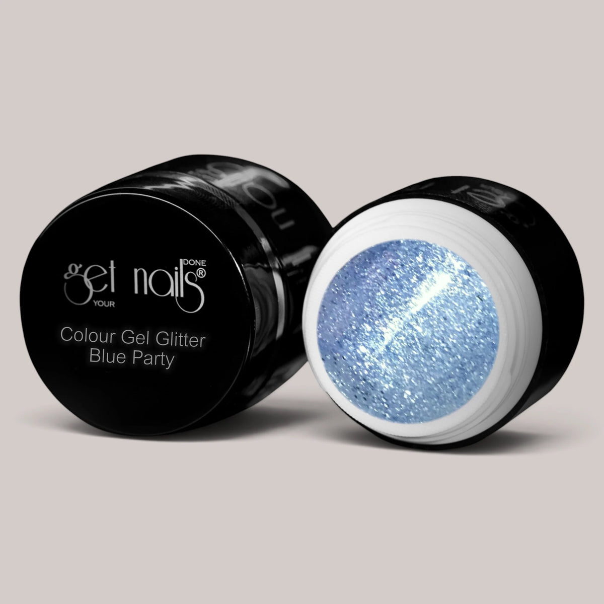 Colour Gel Glitter Blue Party | Gel Colorat UV/LED