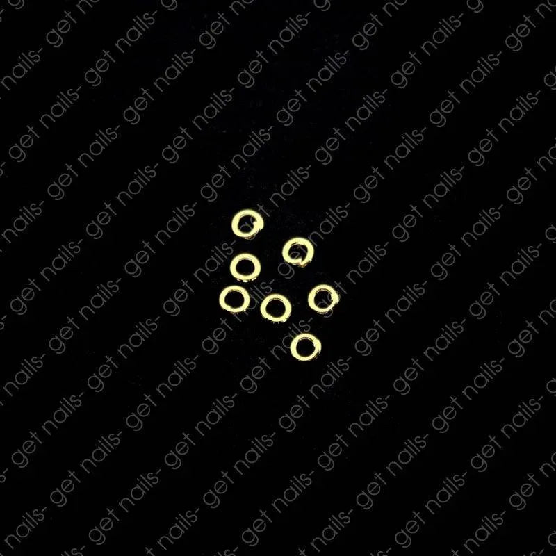 Small rings - Gold 10 pcs/set | Stock clearance