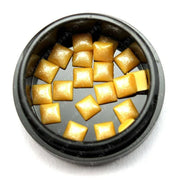 Yellow Square Pearl Stones - 20 pcs. | Stock clearance