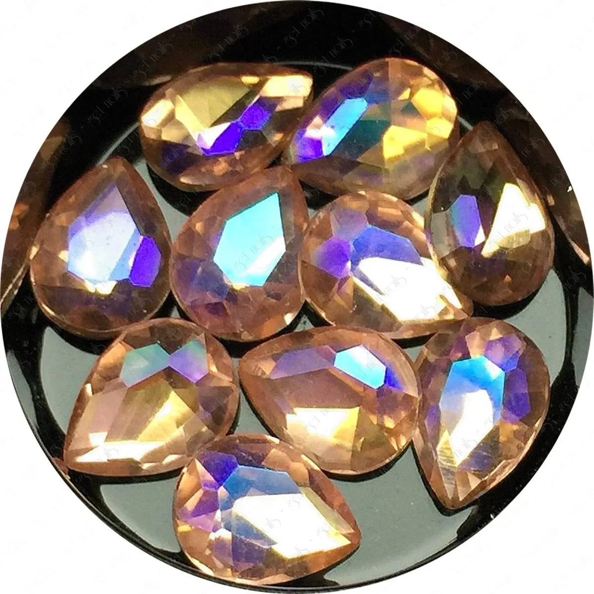 Crystal Bling Peach, 10 buc.