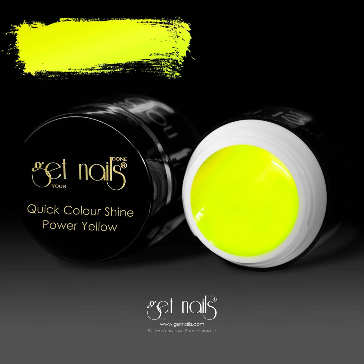 Quick Colour Shine Power Yellow | Gel Colorat UV/LED