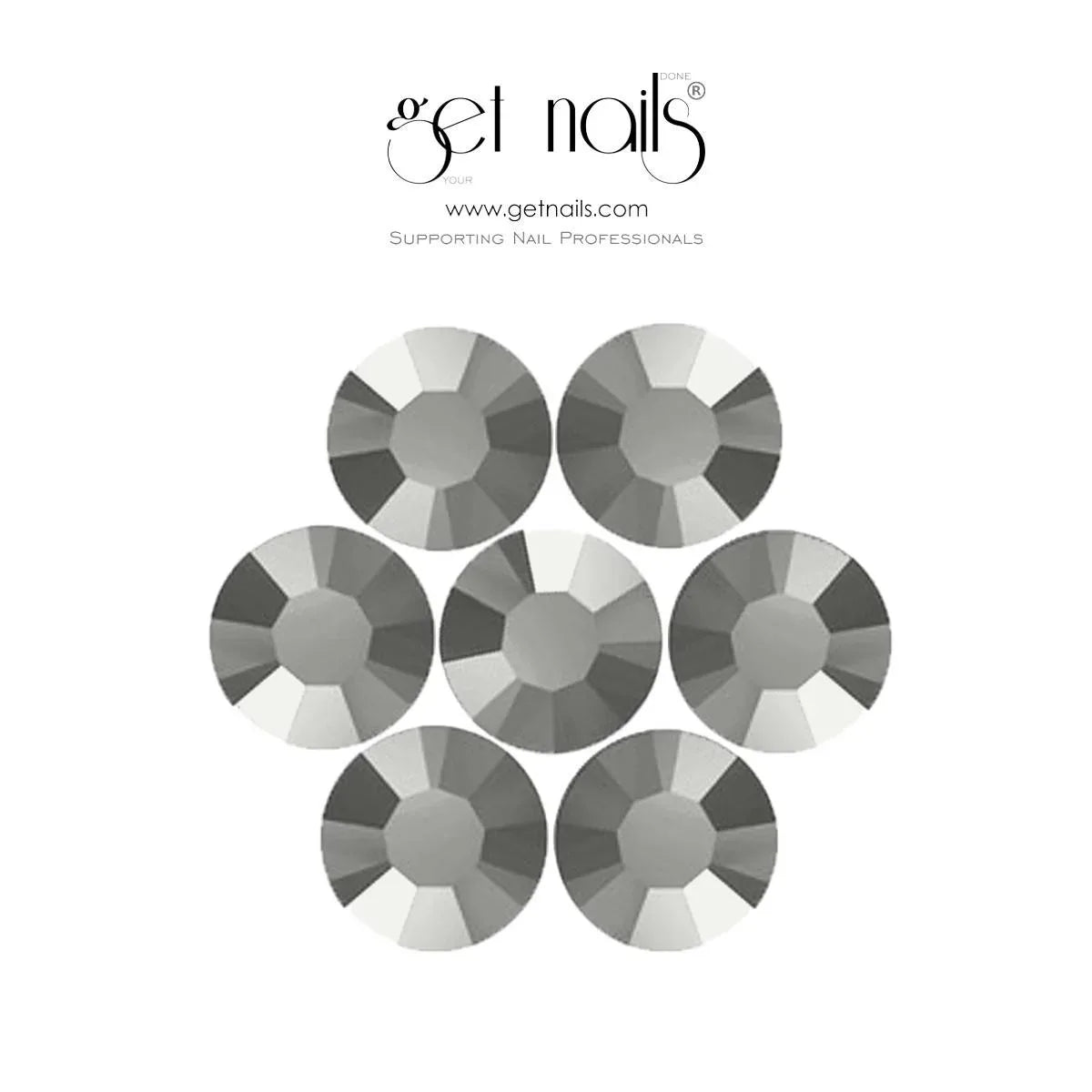 Cristaux Étoiles Argent Chrome, SS16 GN
