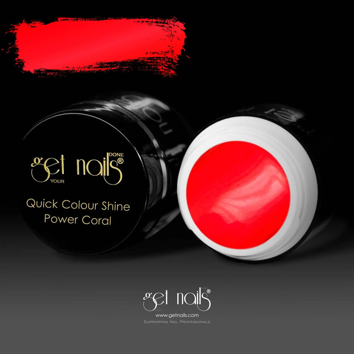 Quick Colour Shine Power Coral | Gel Colorat UV/LED