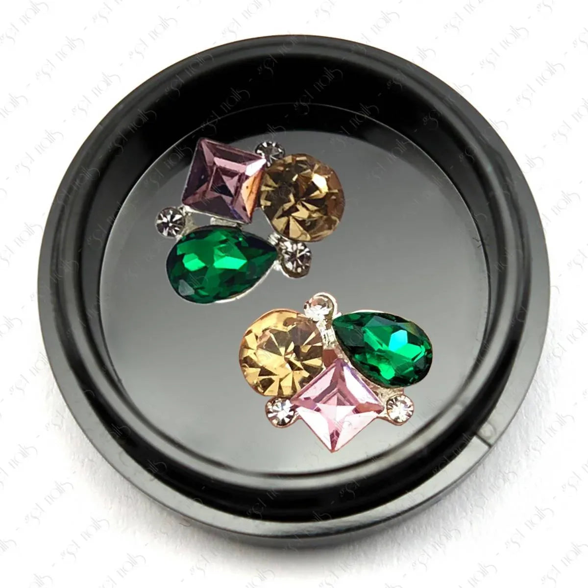 Bijoux pour ongles Princesse Émeraude, 2 pcs. GN