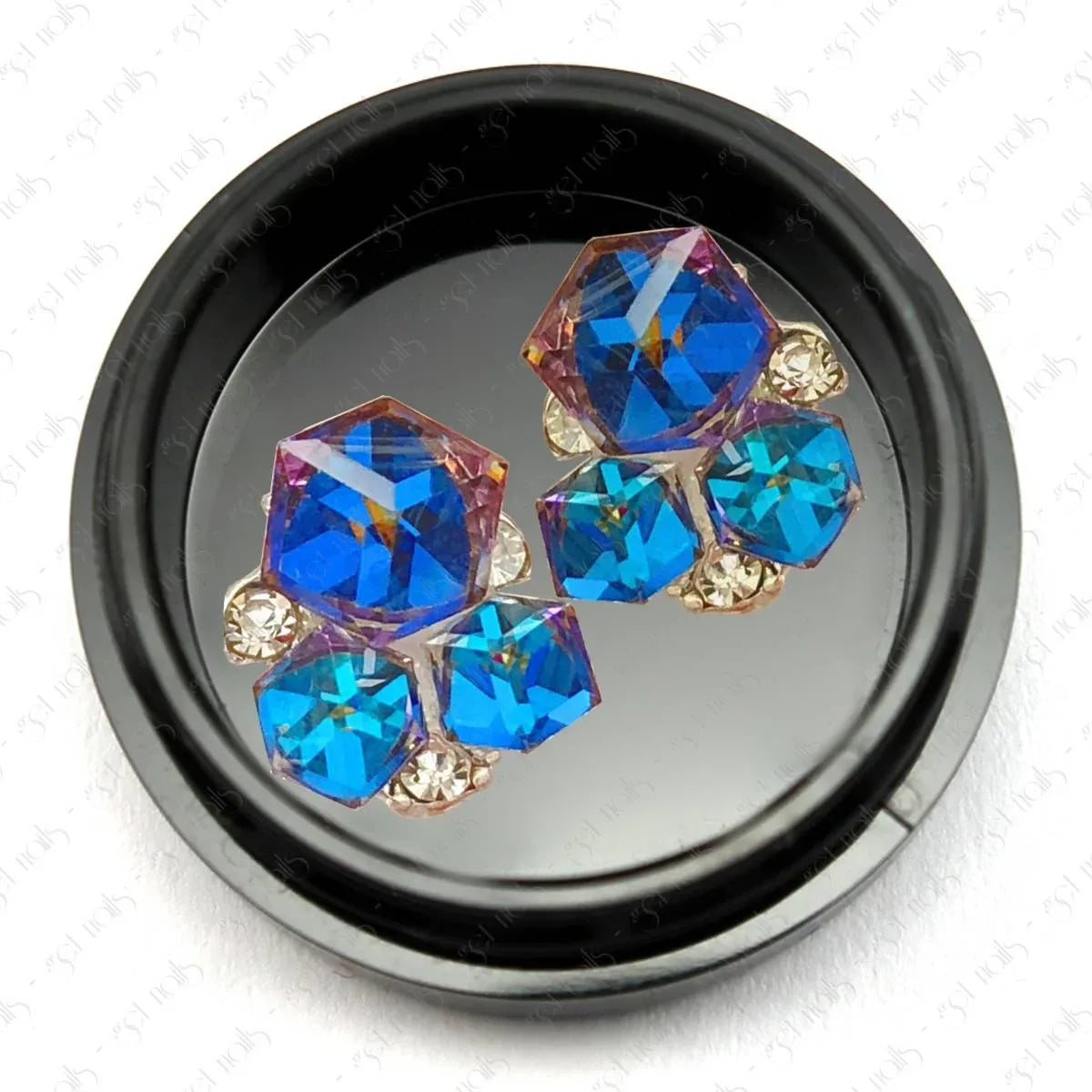 Nail Bijoux Sapphire Cubes, 2 buc. GN