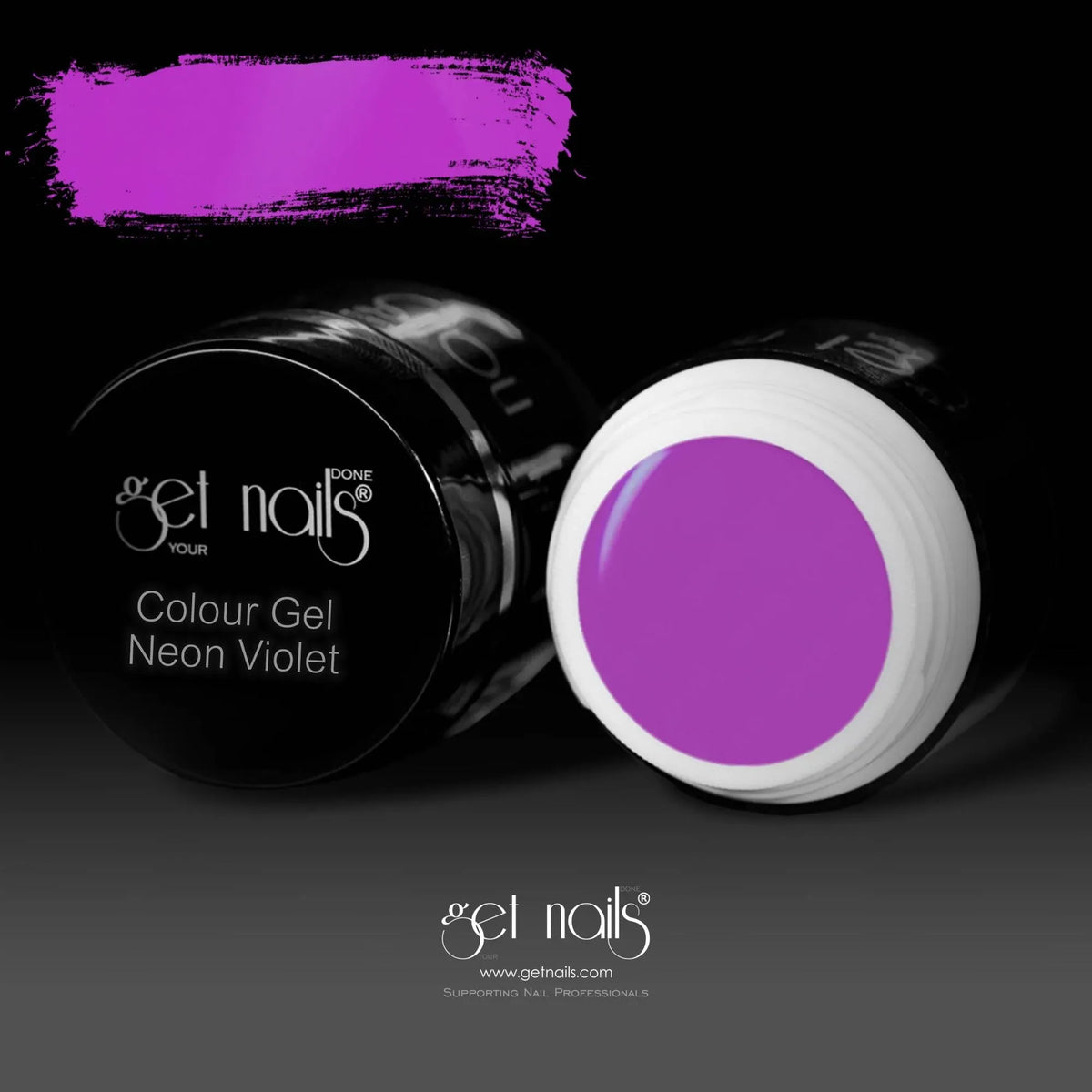 Colour Gel Neon Violet | Gel Colorat Unghii UV/LED