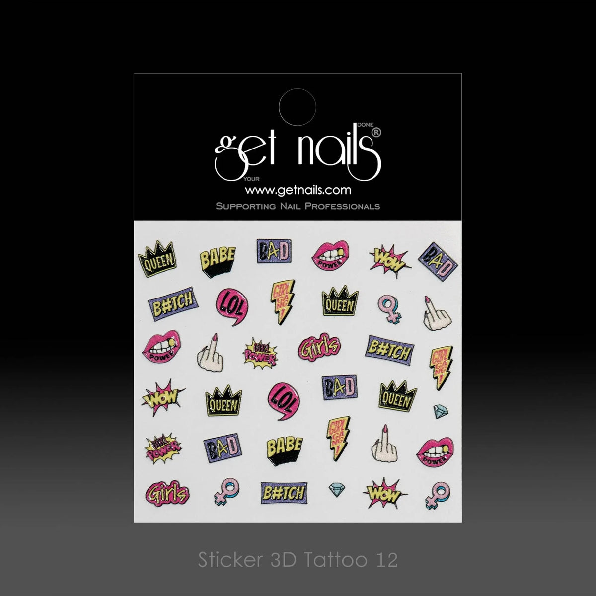 3D Tattoo Sticker 12 GN