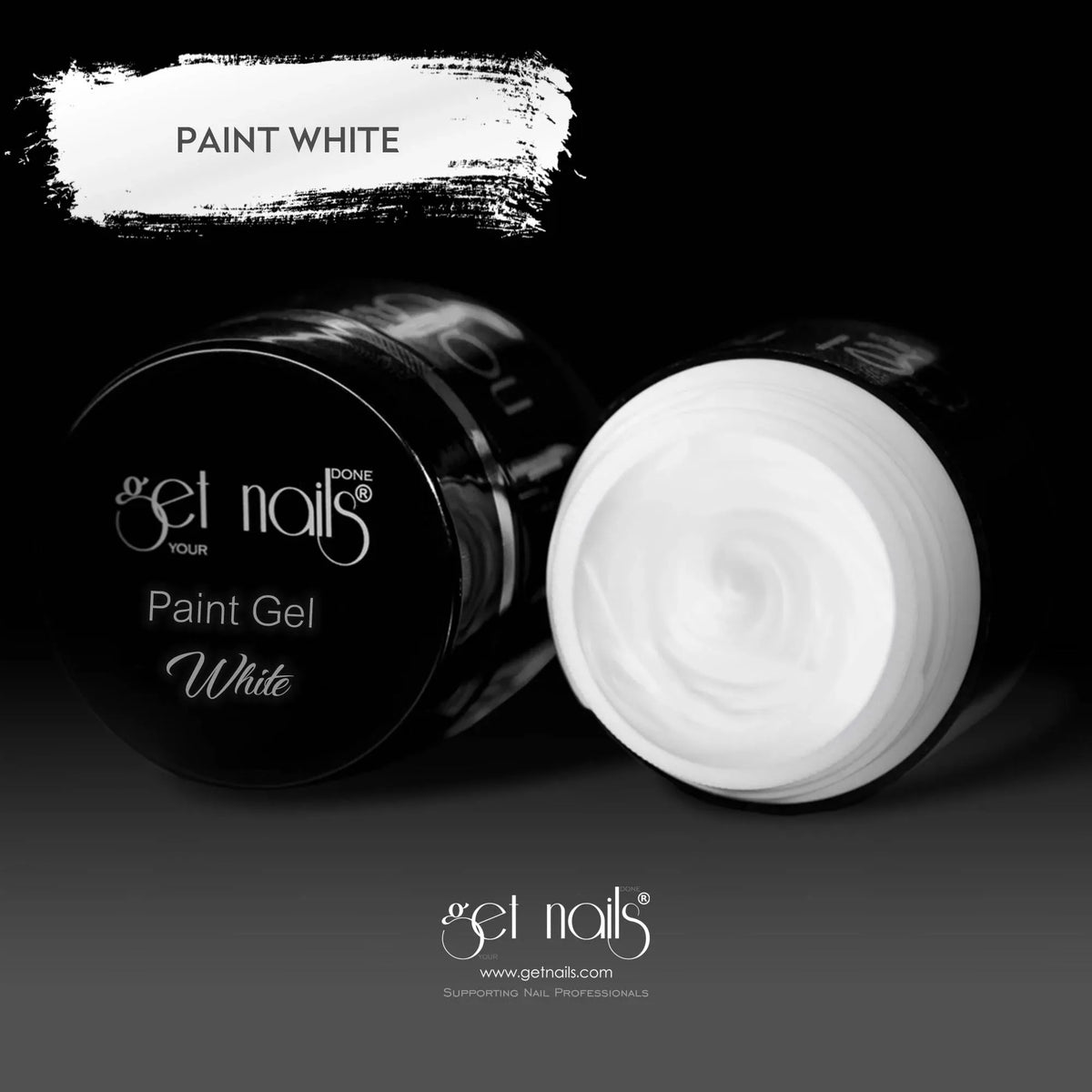Paint Gel White | UV/LED Colored Nail Gel
