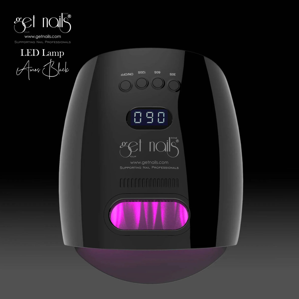 LED Lamp Amos Black Get Nails