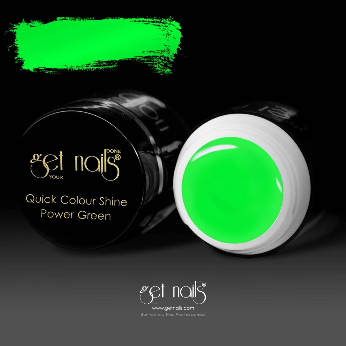 Quick Colour Shine Power Green | Gel Colorat UV/LED