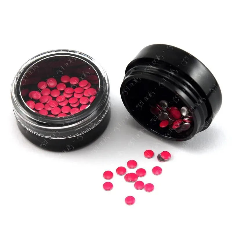 Cibles rondes rose néon, 50 pièces.
