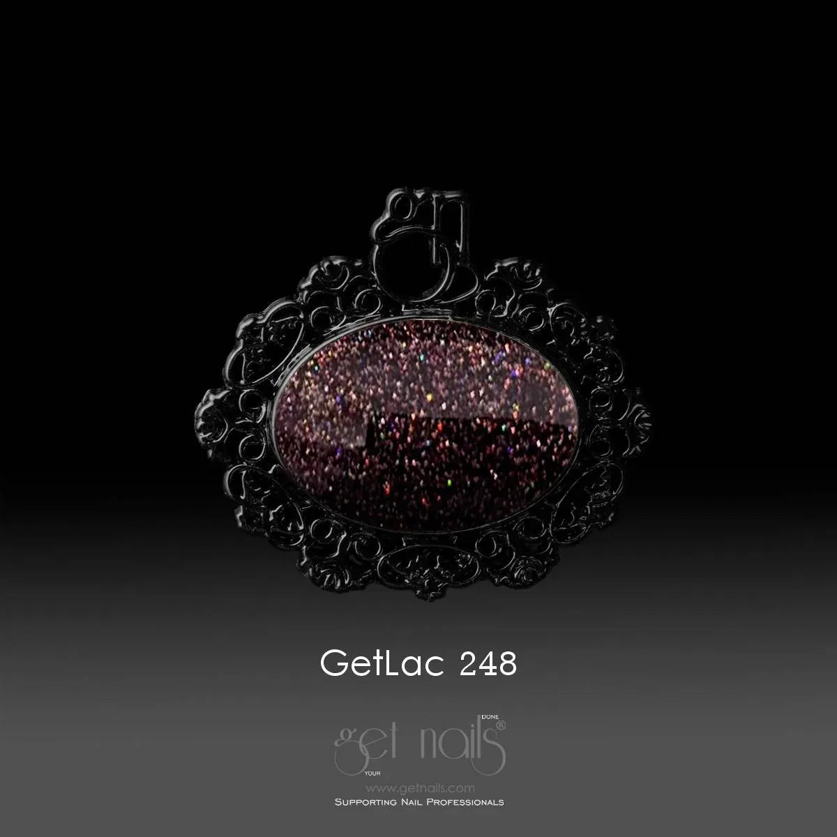 GetLac 248 Glitter Plum | Lichidare stoc