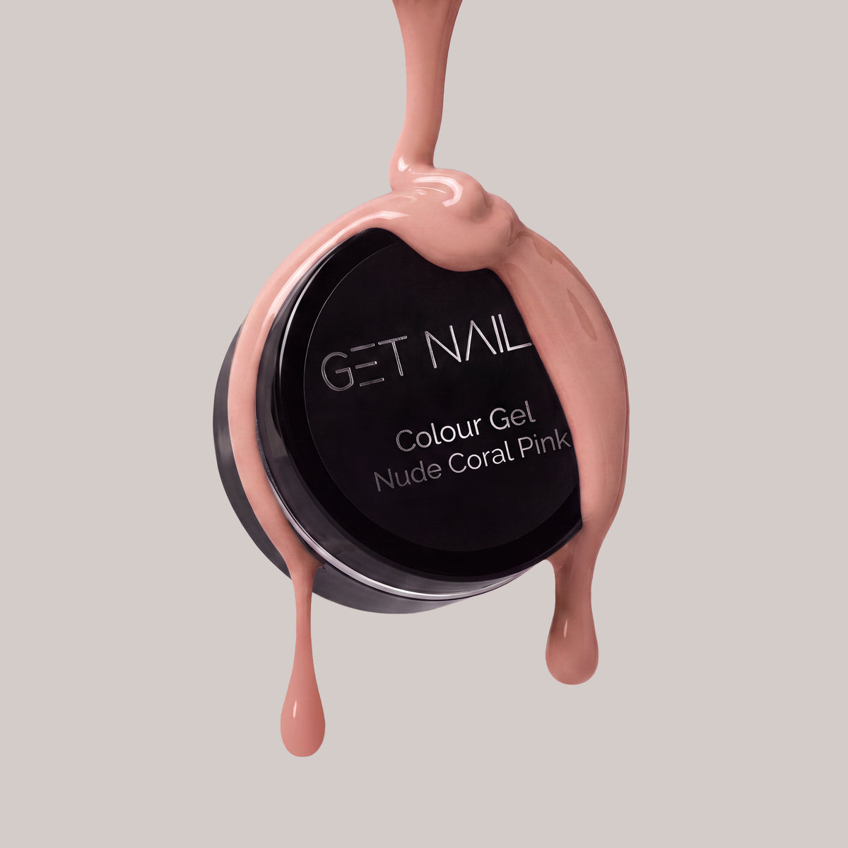 Nude Coral Pink Colour Gel | UV/LED Nail Gel Polish