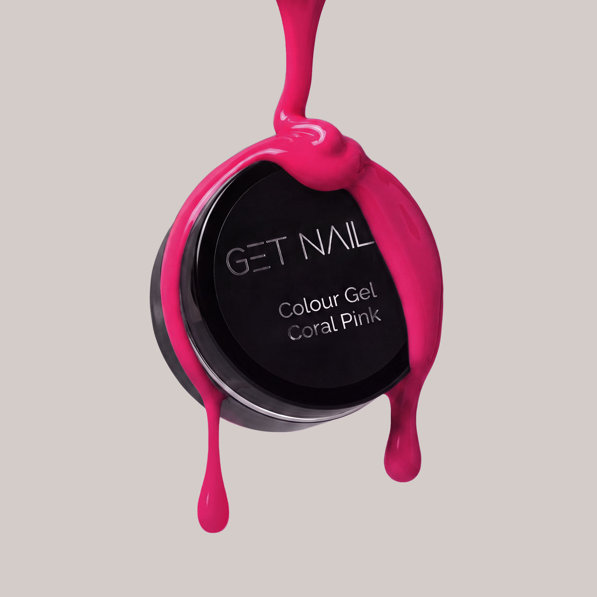 Gel de couleur corail rose | Gel coloré UV/LED