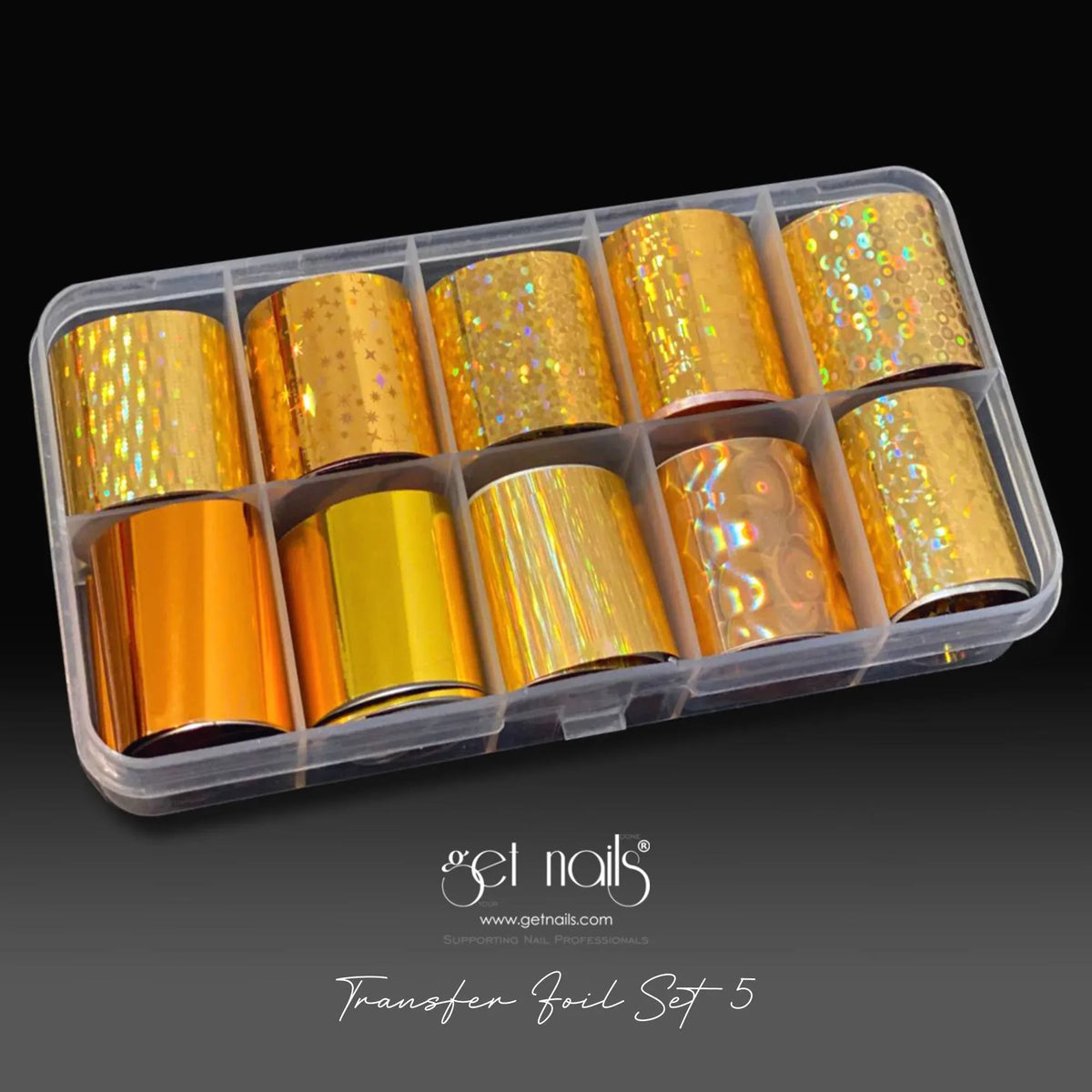 Transfer Foil Set 5 GN Gold Holo