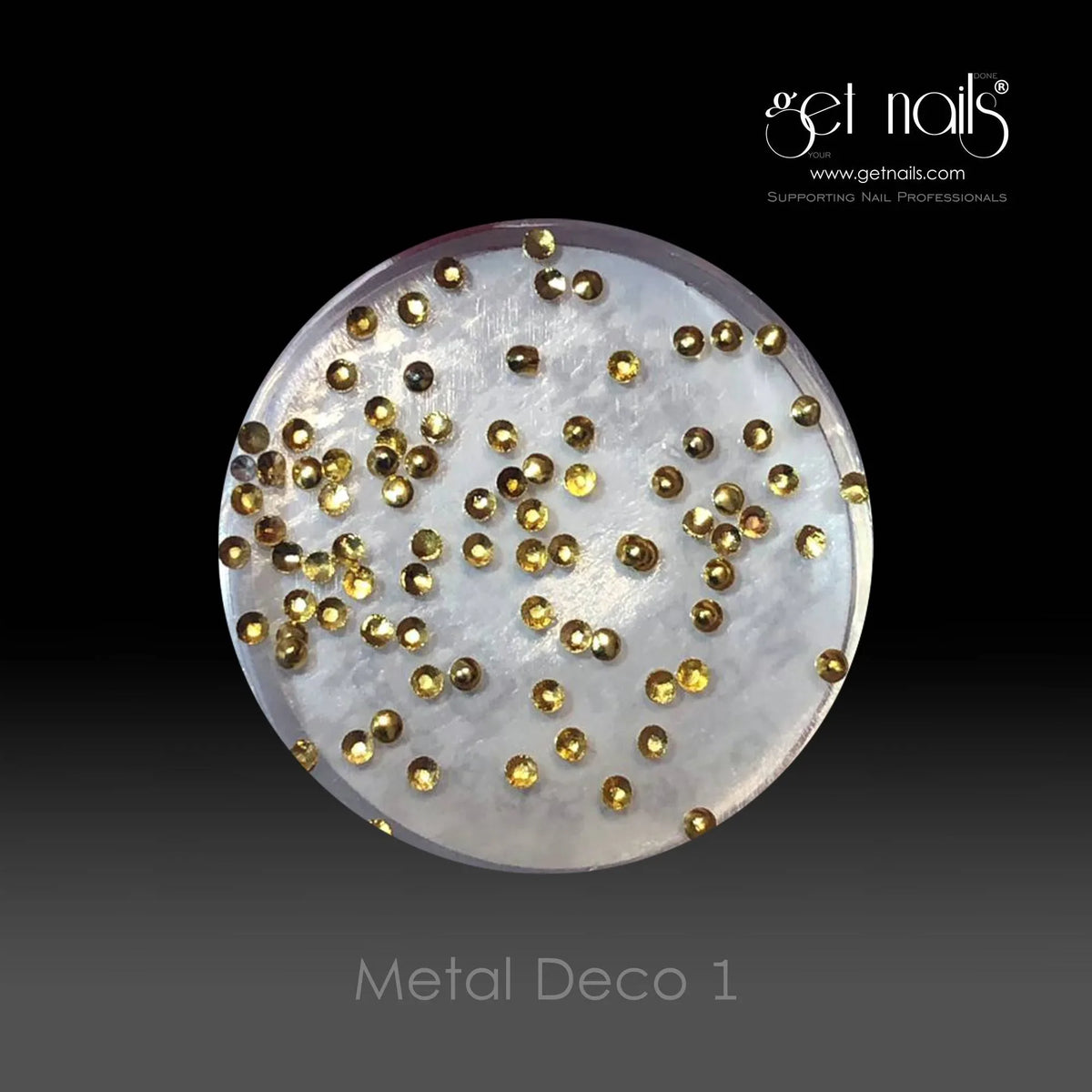 Metal Deco 1 Gold GN, 100 pcs.
