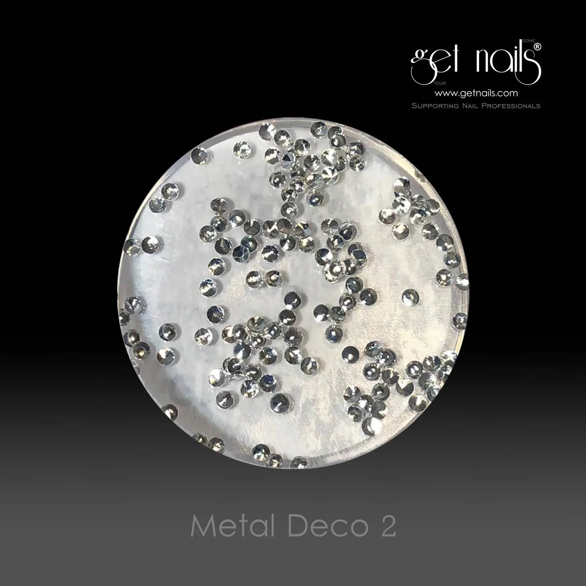 Metal Deco 2 Argent GN, 100 pcs.