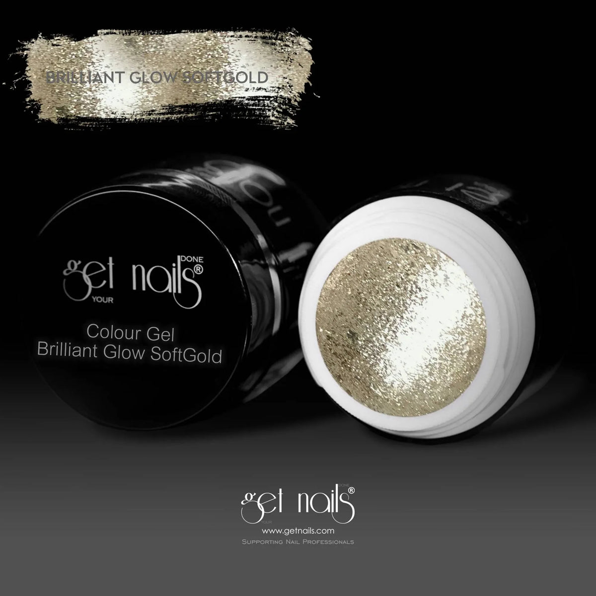 Colour Gel Brilliant Glow SoftGold | UV/LED Color Gel