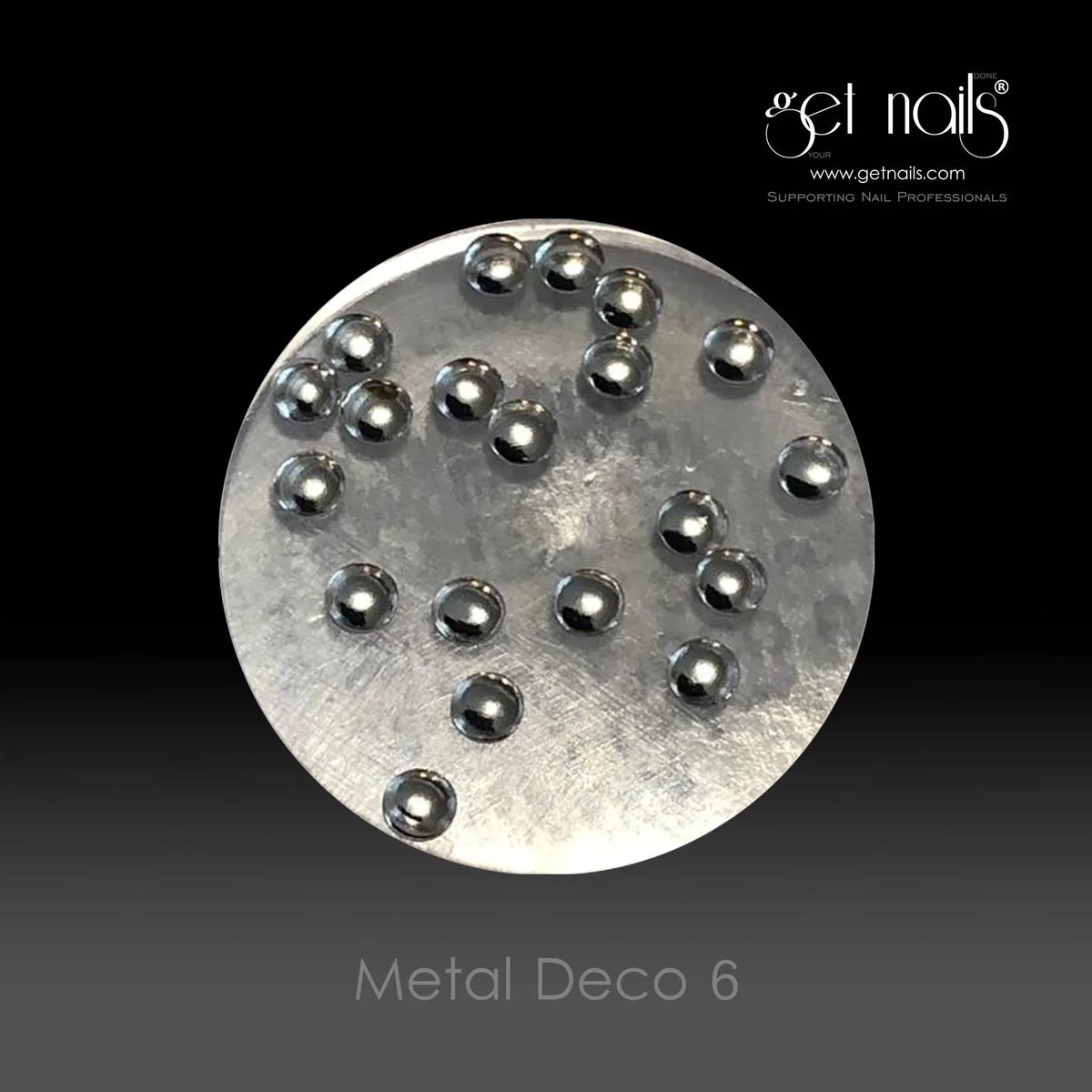 Metal Deco 6 Silver GN, 20 pcs.