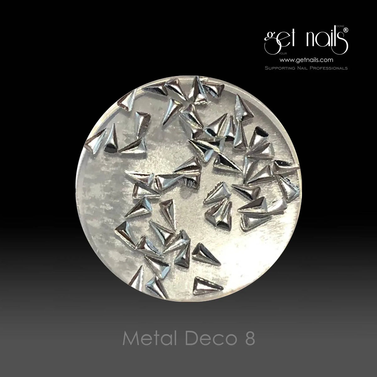 Metal Deco 8 Silver GN, 50 buc.