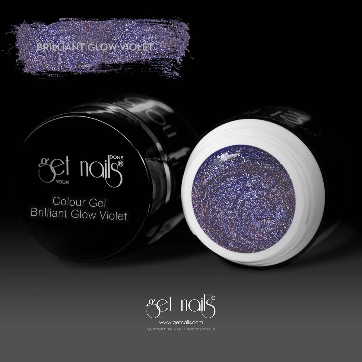 Colour Gel Brilliant Glow Violet | UV/LED Coloured Gel