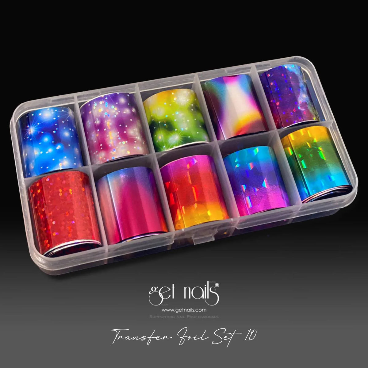 Transfer Foil Set 10 GN Galaxy Love