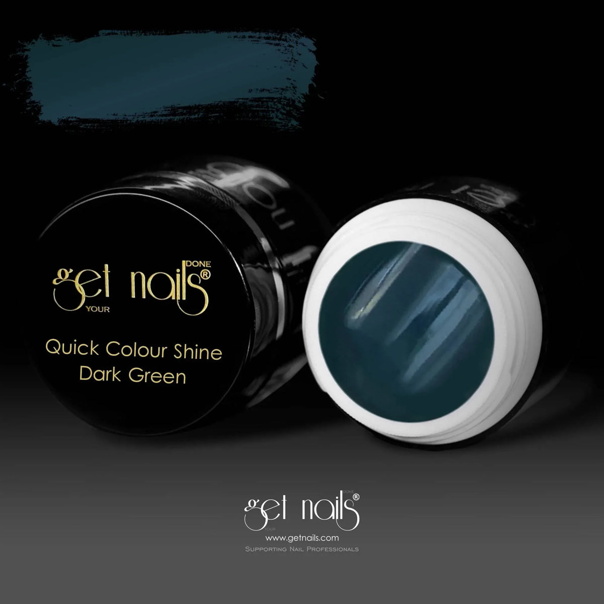 Quick Colour Shine Dark Green | Gel Colorat UV/LED