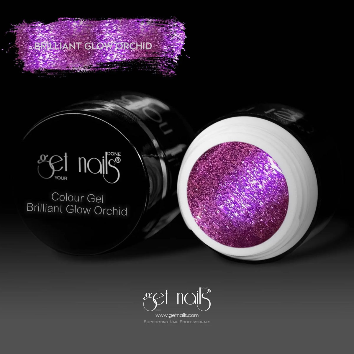 Colour Gel Brilliant Glow Orchid | UV/LED Coloured Gel
