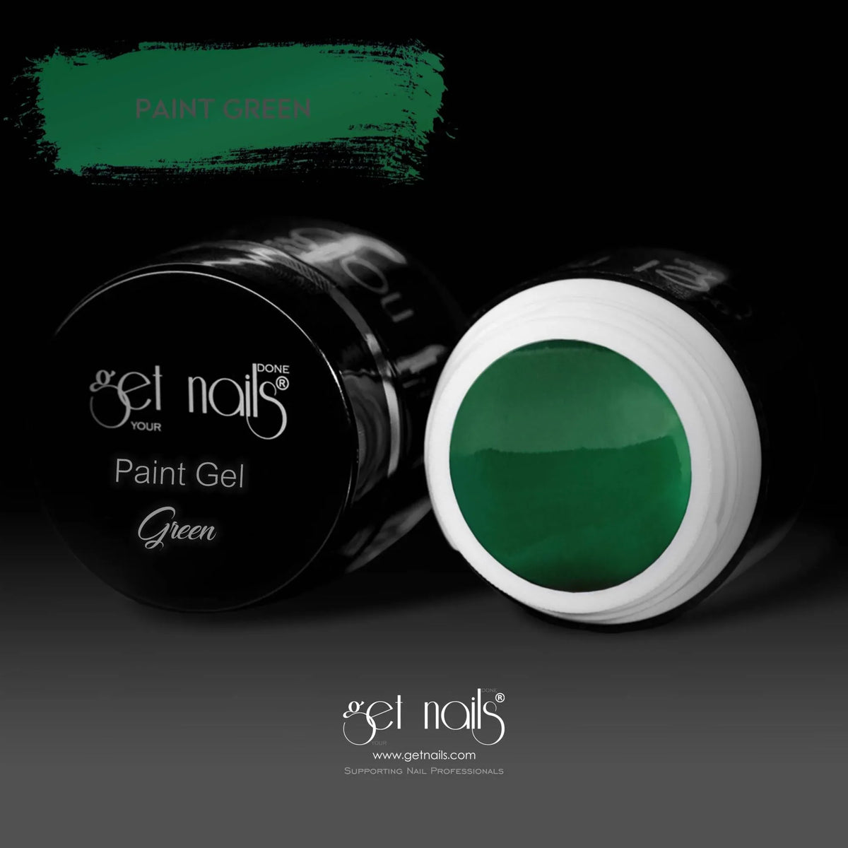 Gel Peinture Vert | Gel Coloré pour Ongles UV/LED