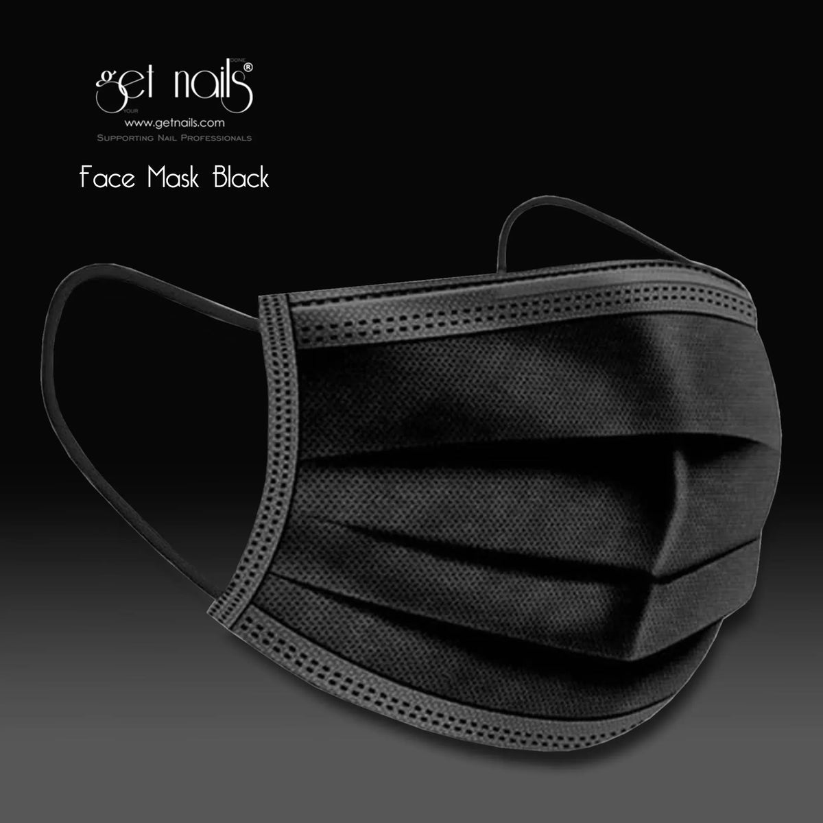 Face Mask Black GN, 10 buc.