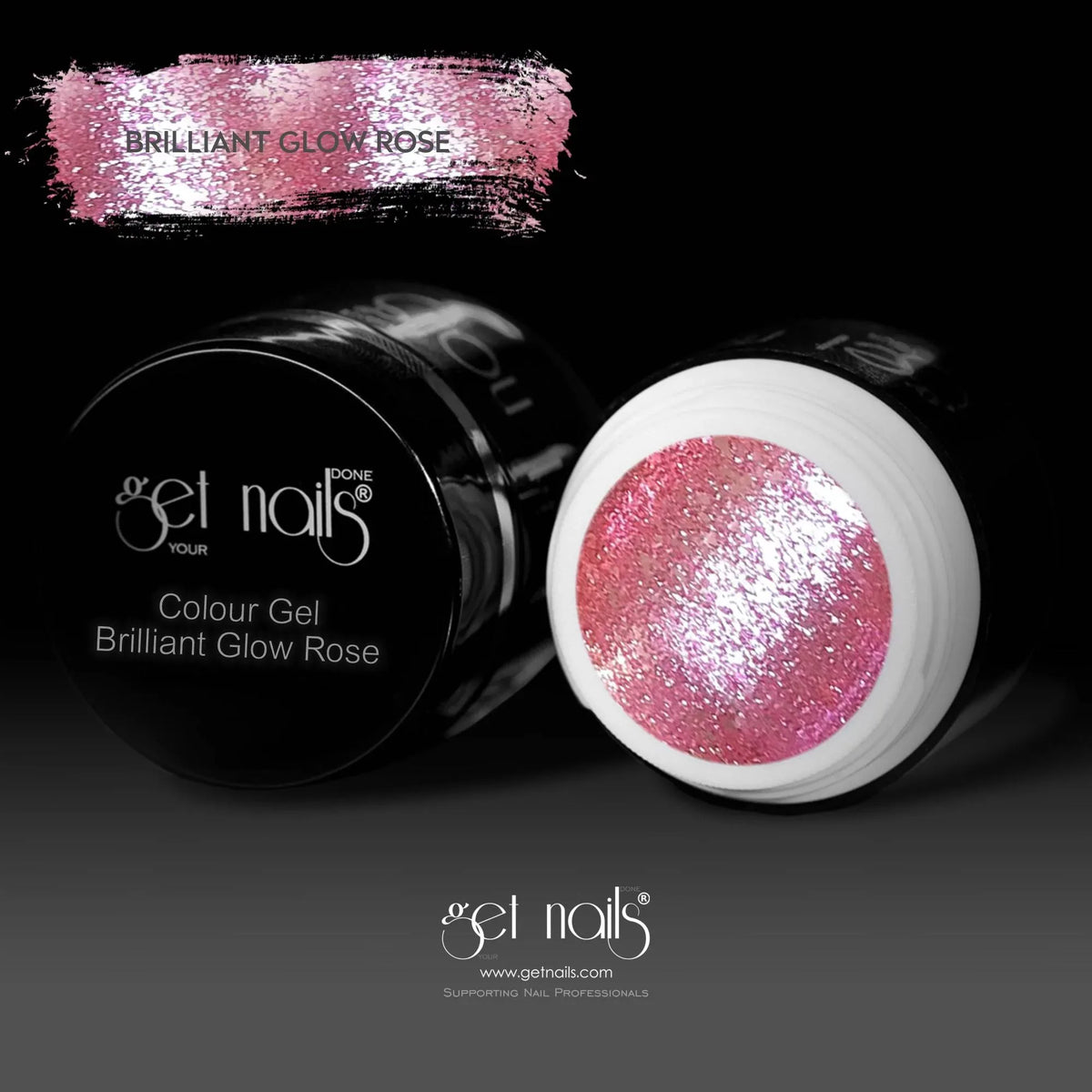 Brilliant Glow Rose Color Gel | UV/LED Colored Gel
