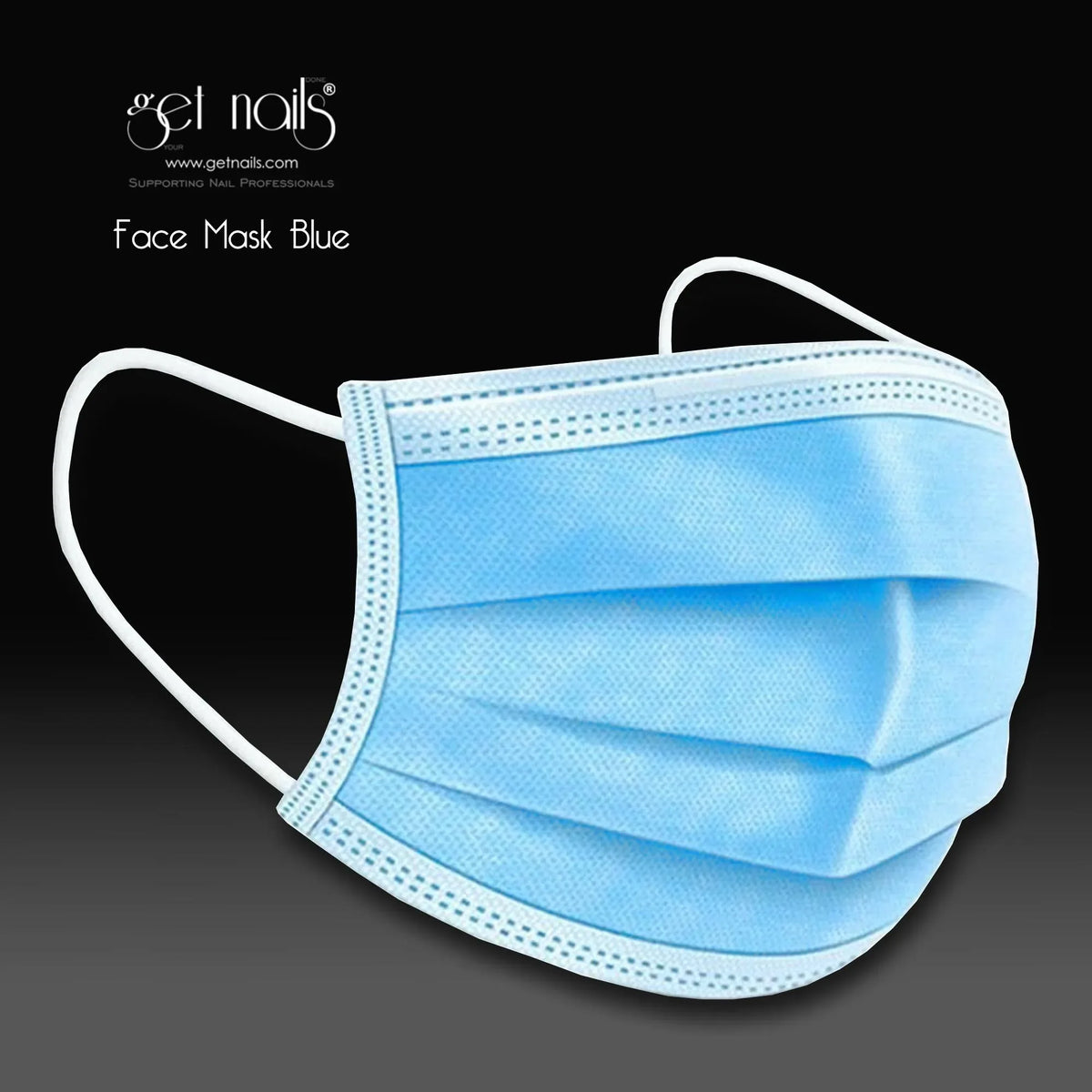 Masque facial bleu GN, 10 pcs.