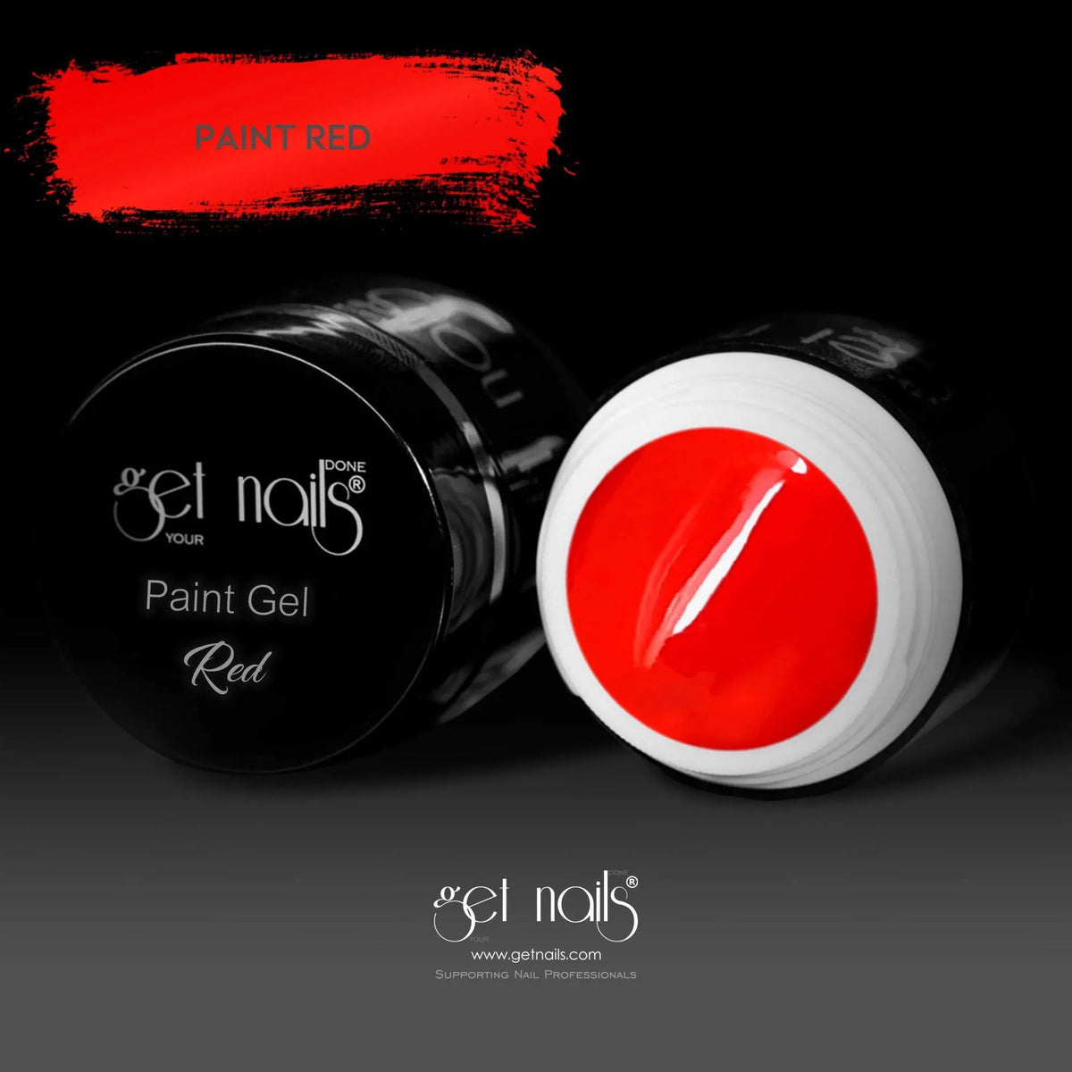 Paint Gel Red | UV/LED Colored Nail Gel