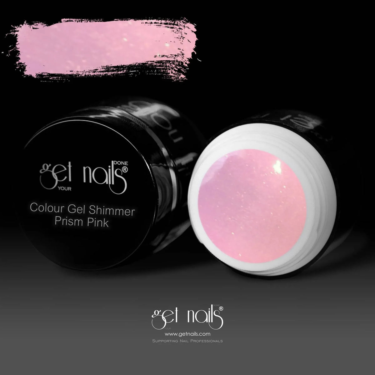 Colour Gel Shimmer Prism Pink | UV/LED Coloured Gel