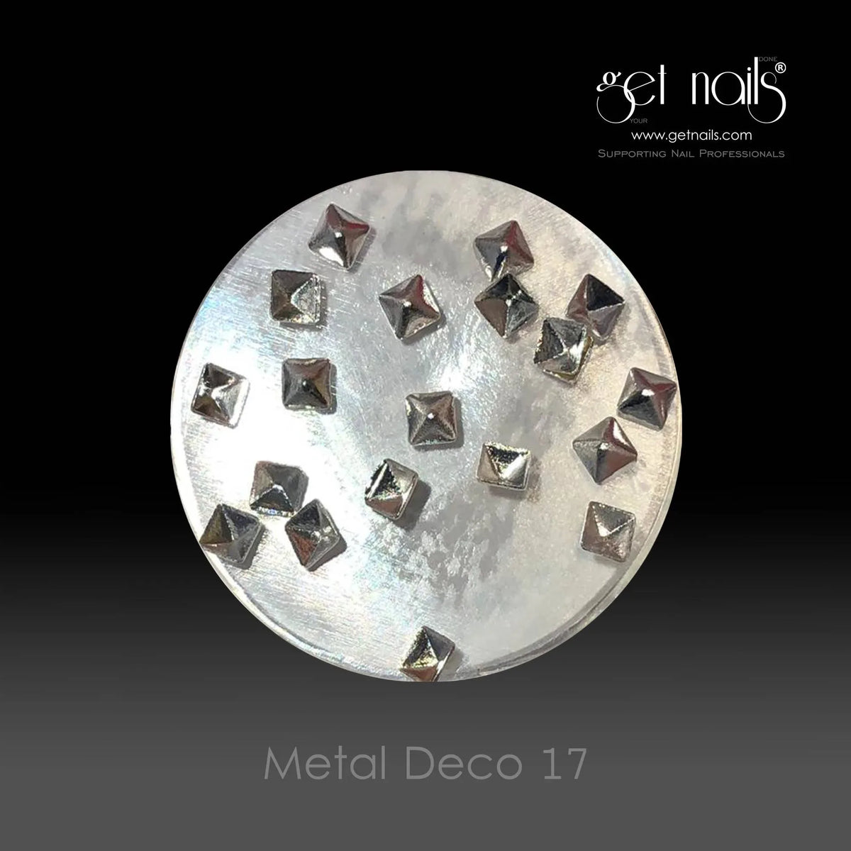 Metal Deco 17 Argent GN, 20 pcs.