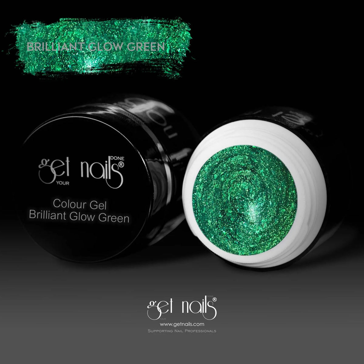 Colour Gel Brilliant Glow Green | UV/LED Coloured Gel