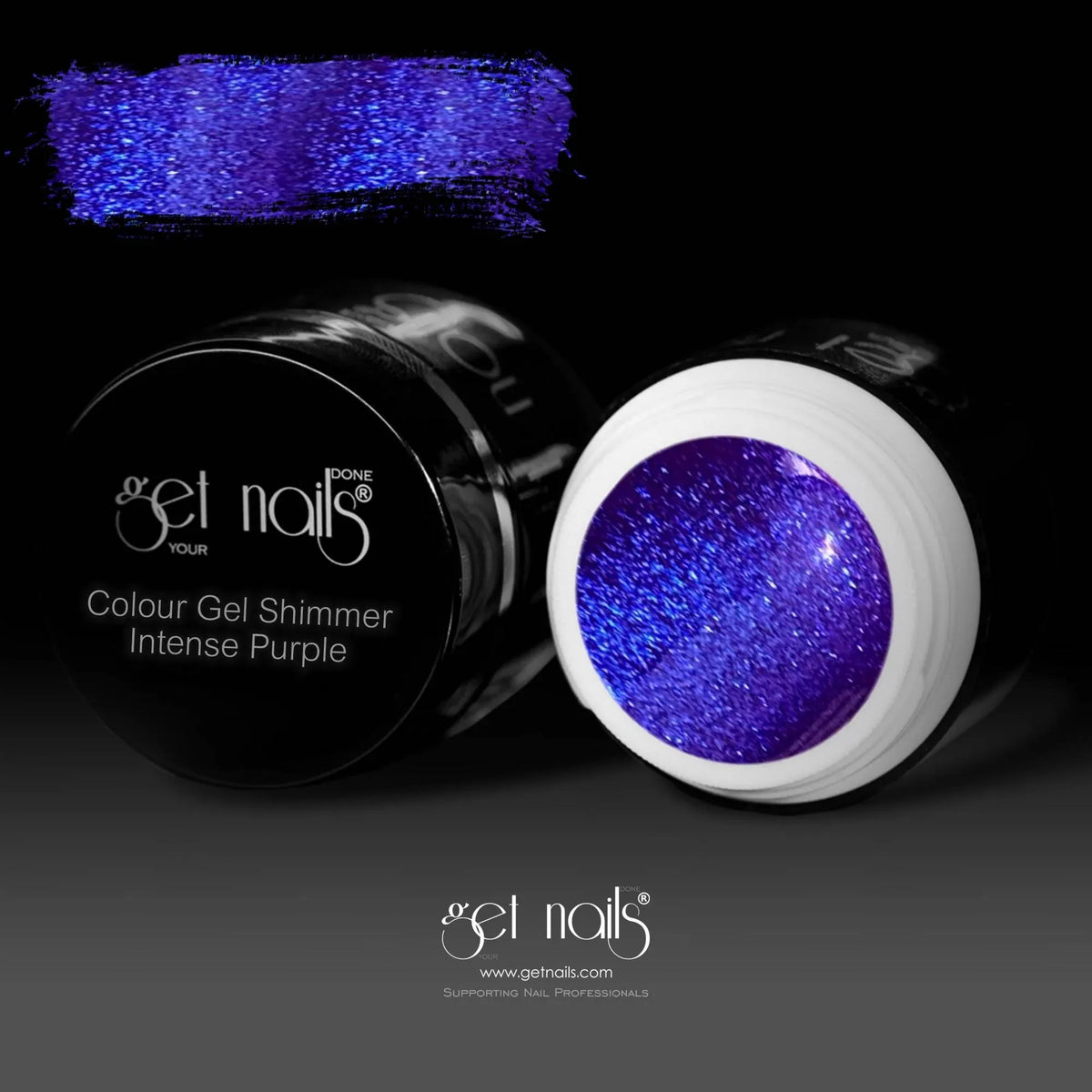Colour Gel Shimmer Intense Purple | UV/LED Color Gel
