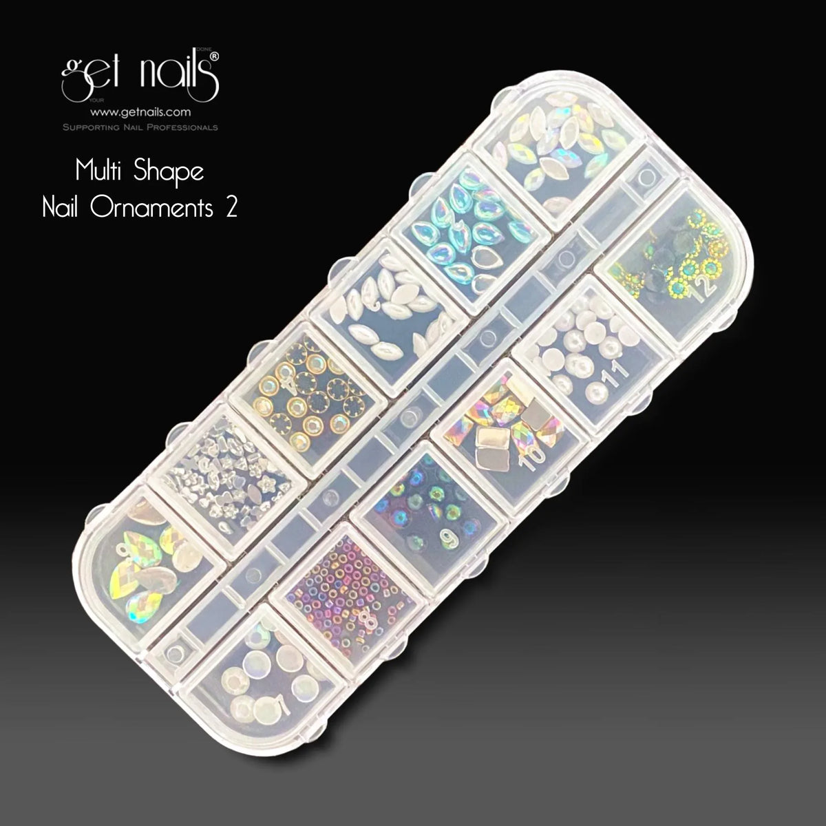 Set d'ornements multi-formes pour ongles 2 GN