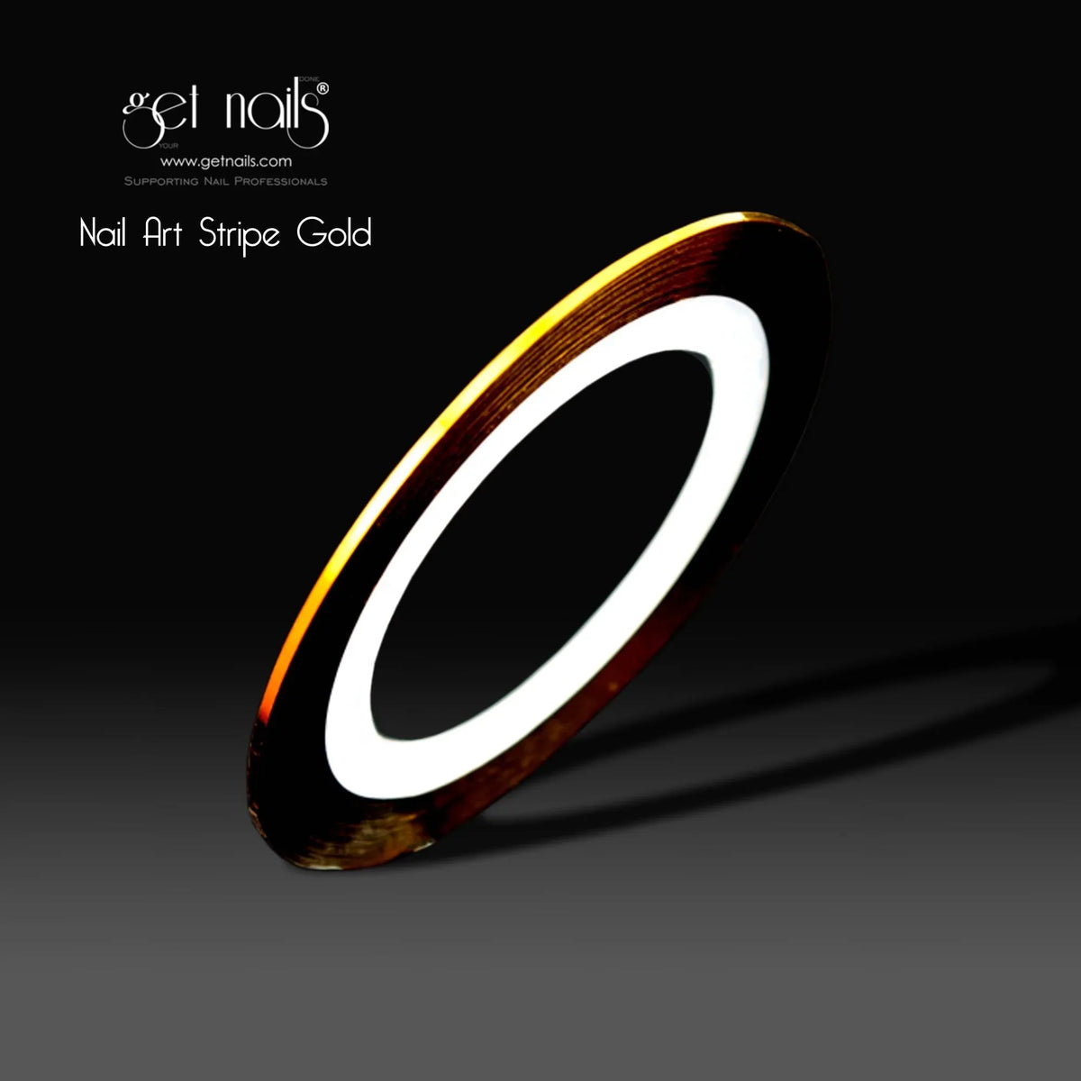 Gold Nail Art Stripe GN
