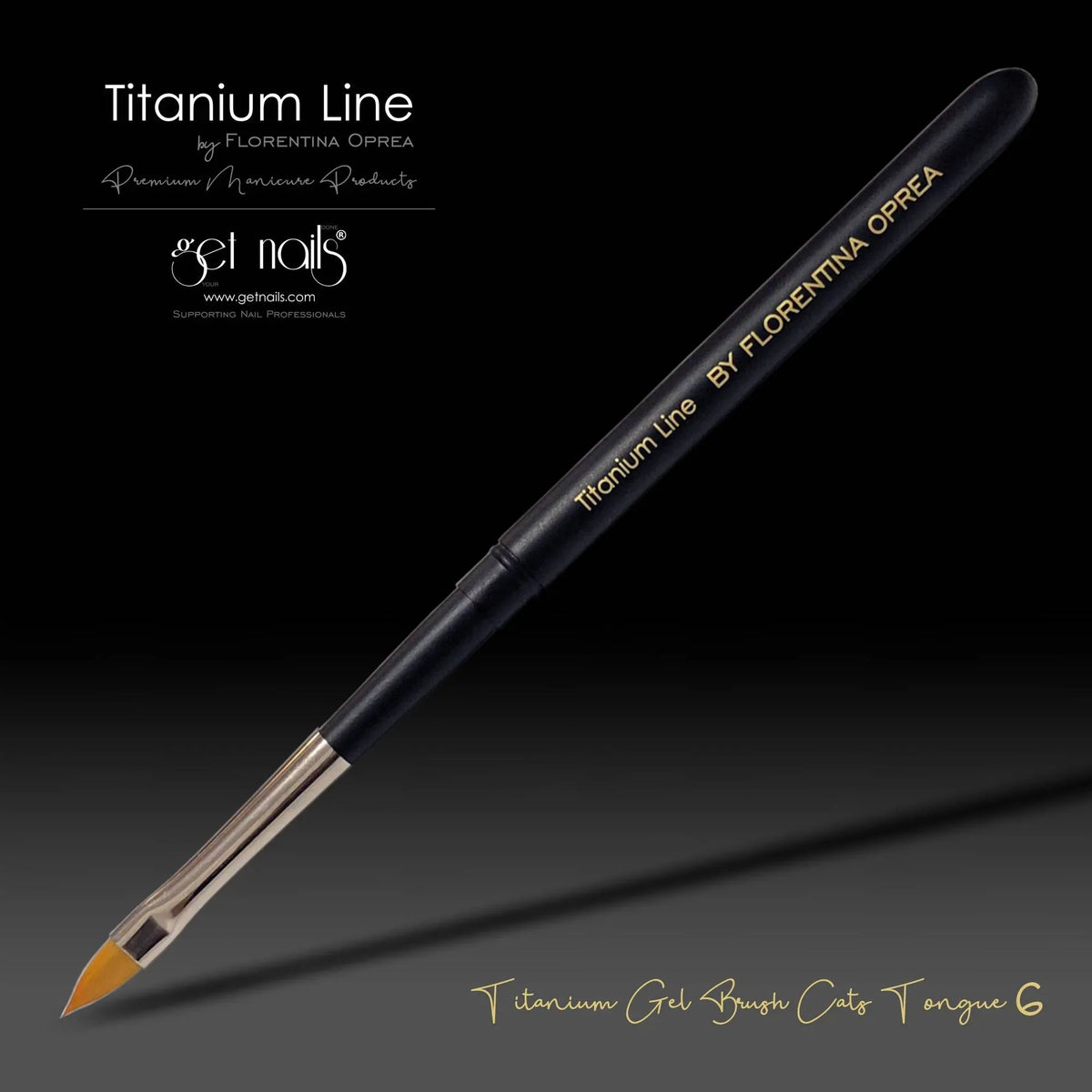 Pinceau Titanium Gel Langue de Chat 6