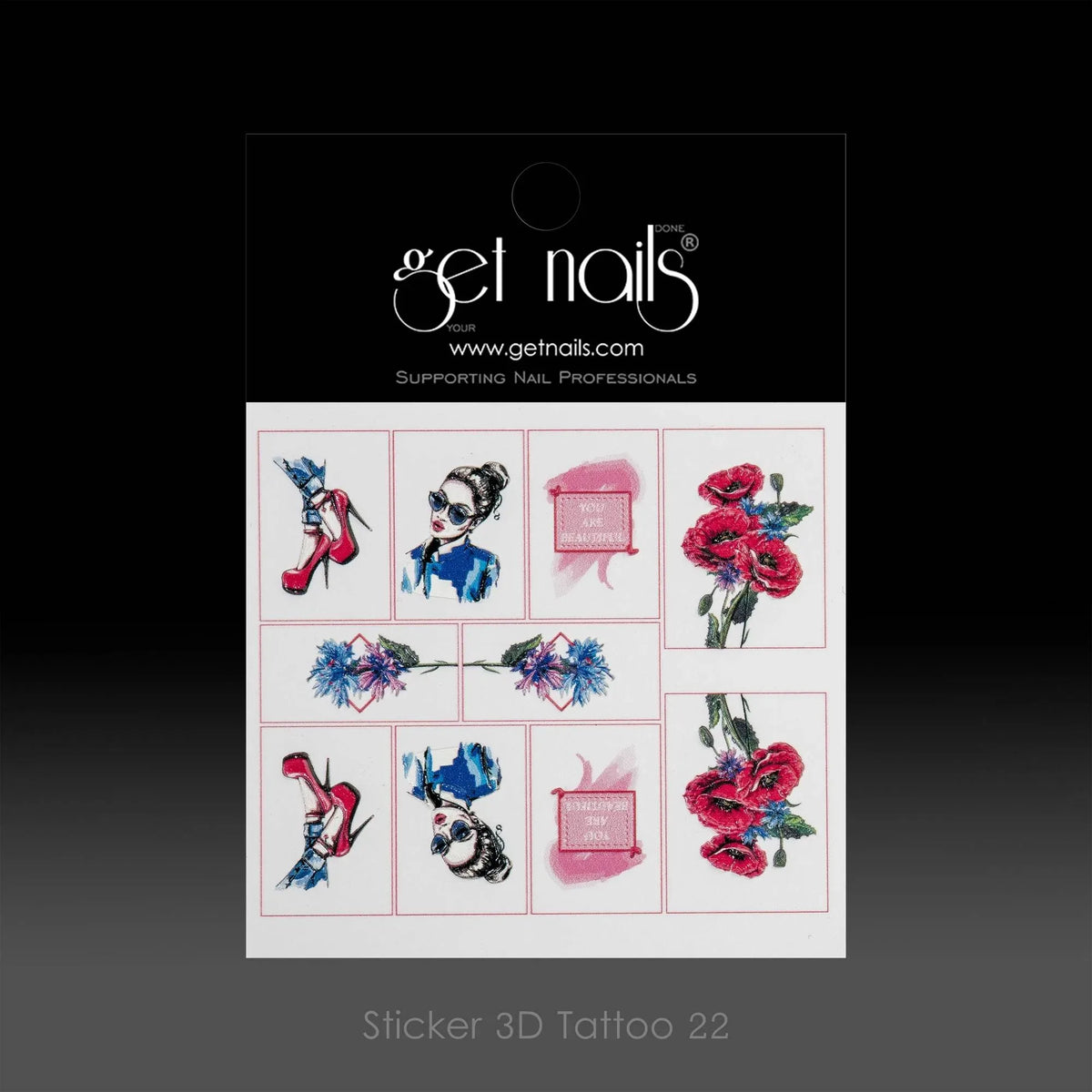 3D Tattoo Sticker 22 GN