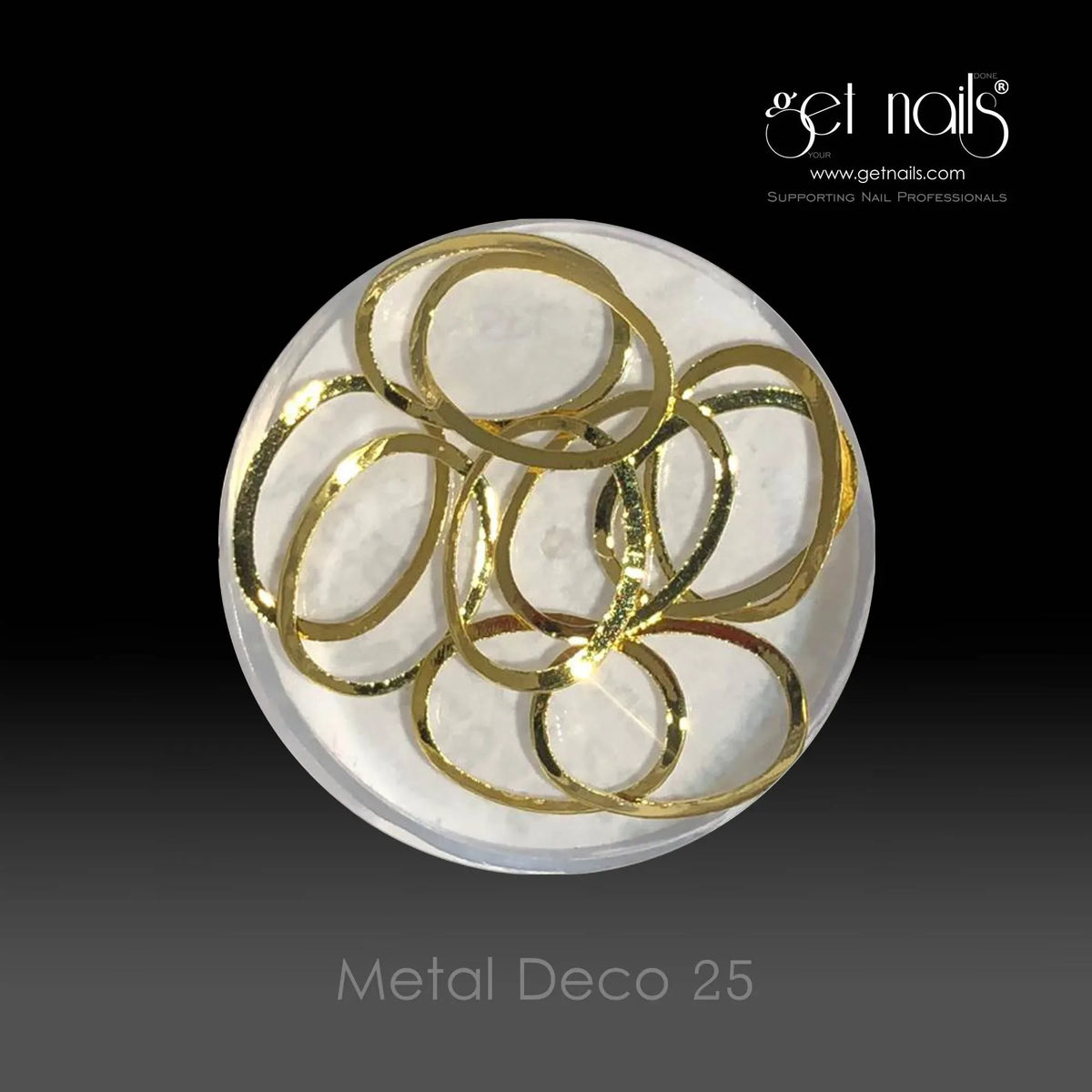 Metal Deco 25 Gold GN, 10 buc.