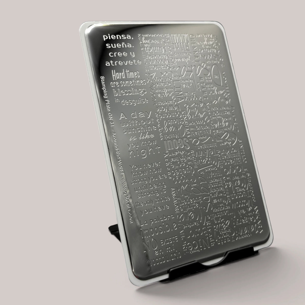 Stamping Plate GN 31 - Around the World