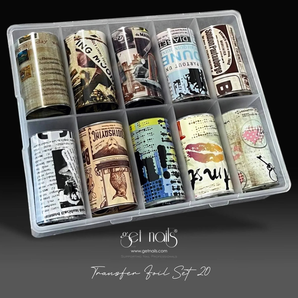 Transfer Foil Set 20 GN Newspaper