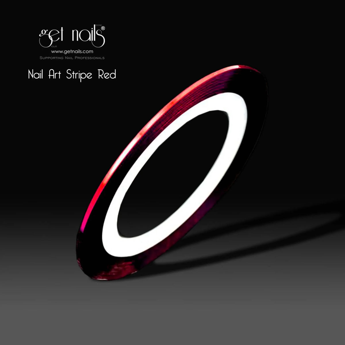 Red Nail Art Stripe GN
