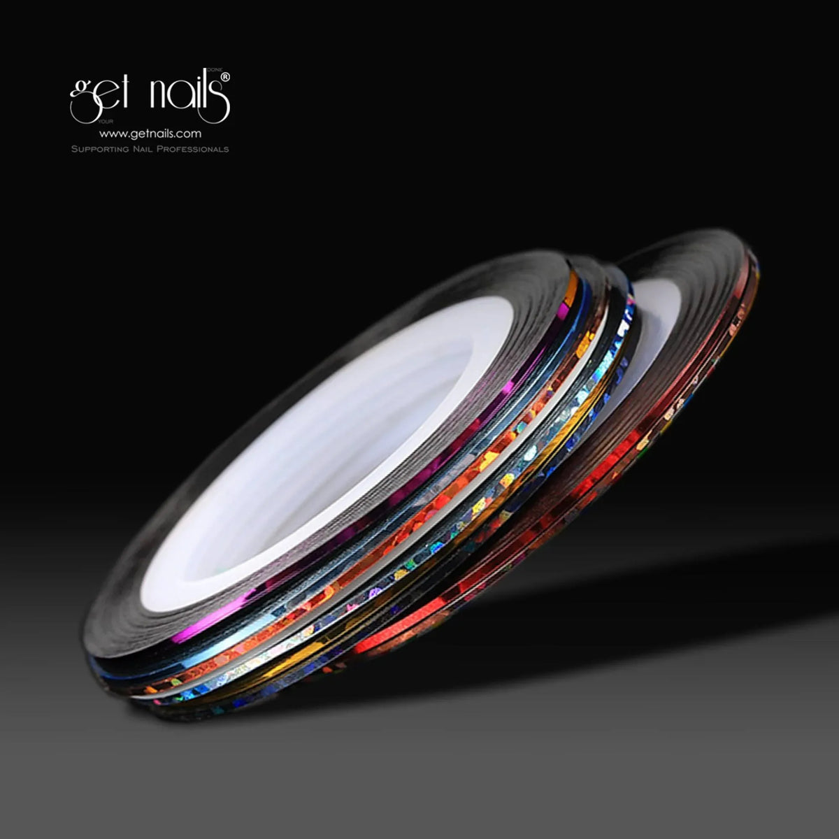 Nail Art Gold Glitter Stripe GN