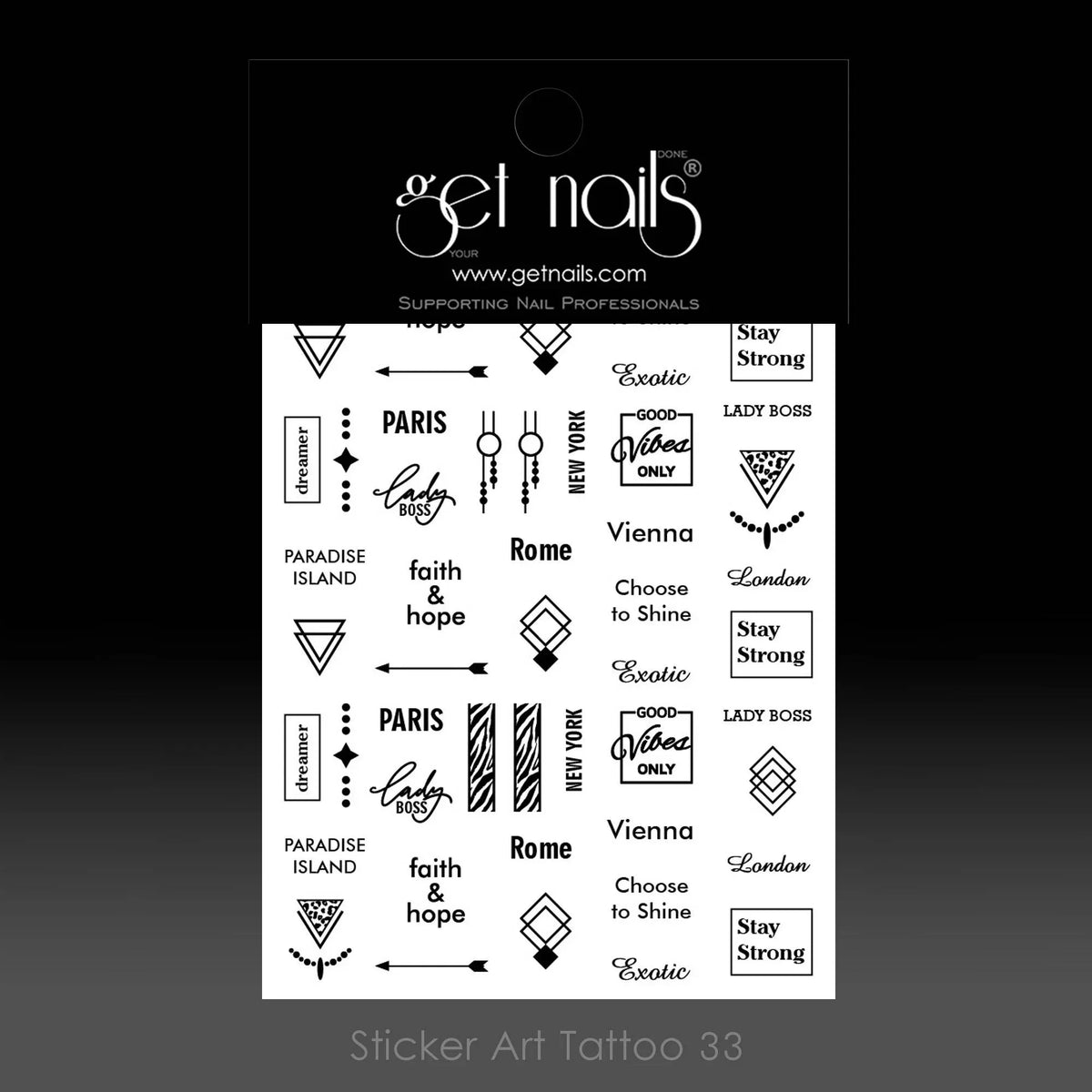 Sticker Art Tatouage 33 GN