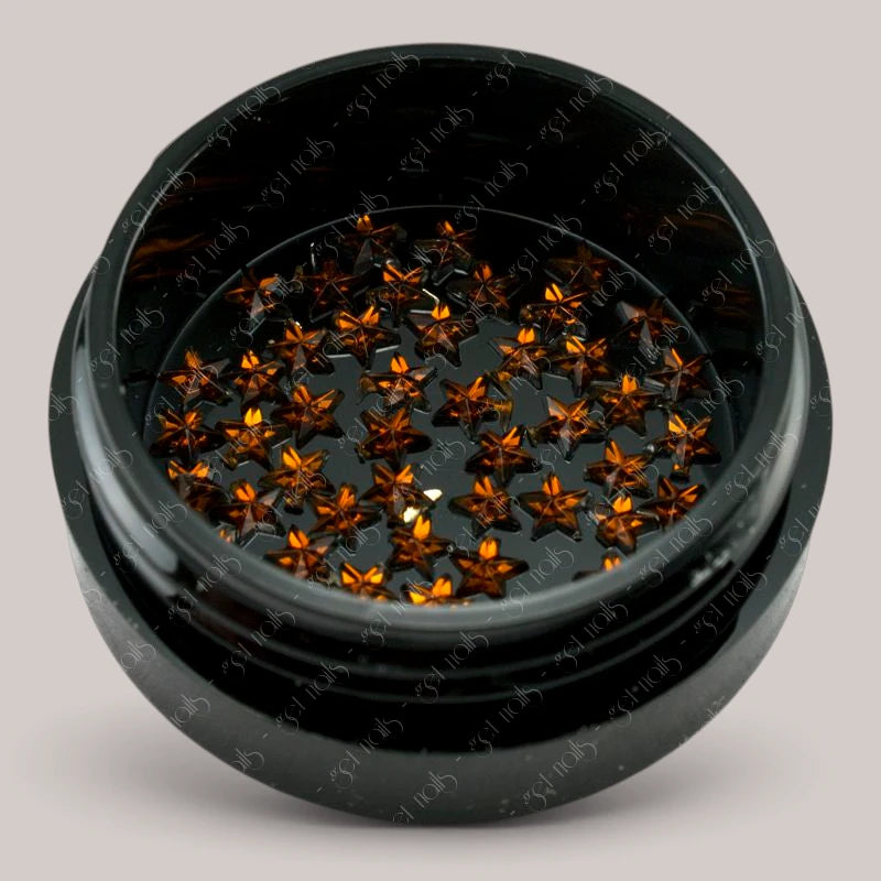 Strasuri Stelute 3mm - Copper, 50 buc.