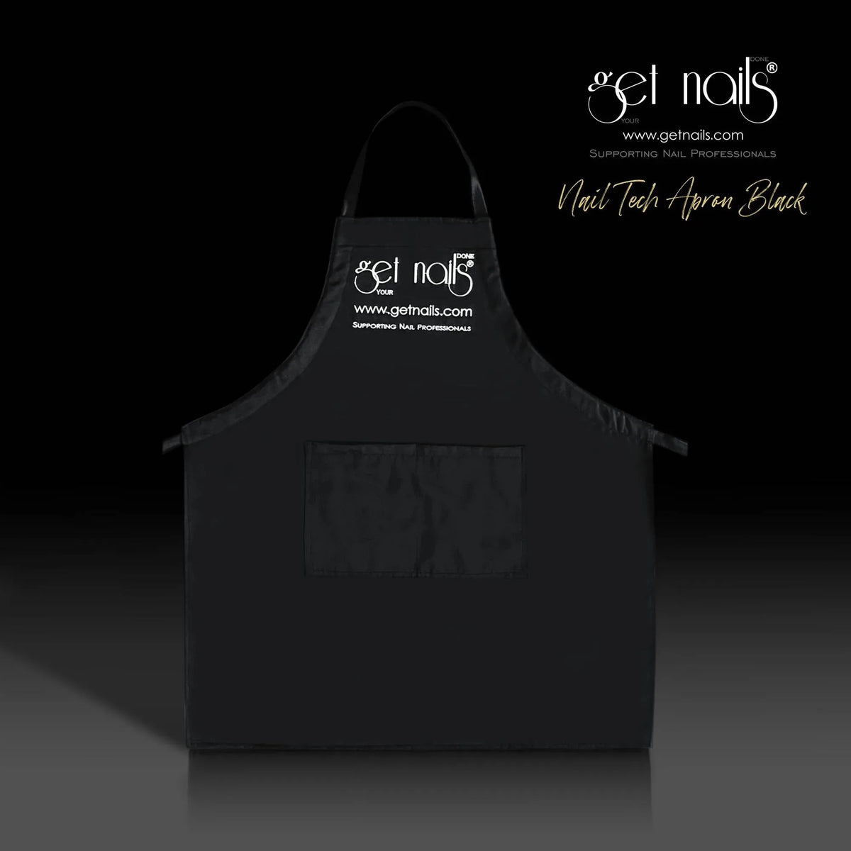 Black Nail Tech Apron GN